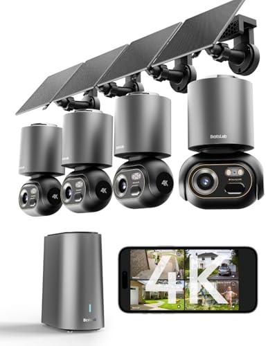 Botslab 4K Wireless Solar Security Camera Kit