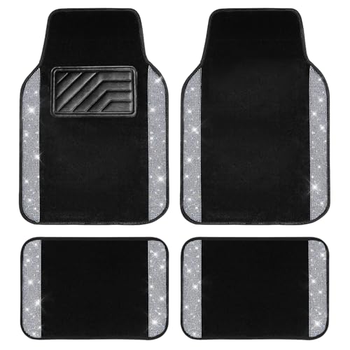 CAR PASS Bling Diamond Car Floor Mats