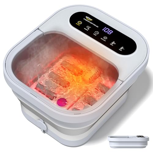 ALLJOY Heated Collapsible Foot Spa with Rollers