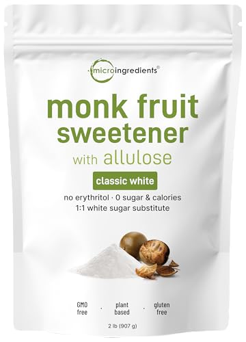 Monk Fruit Sweetener with Allulose, Granular