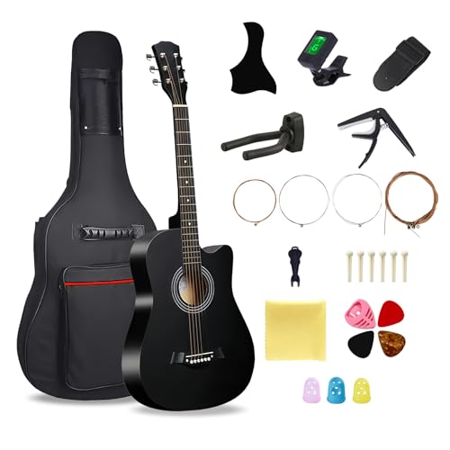 38'' Wood Acoustic Guitar for Beginners