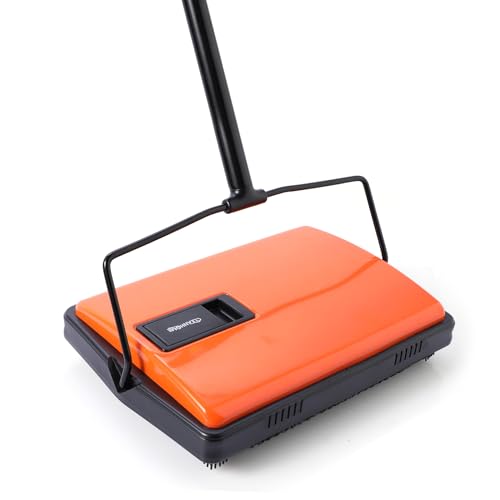 CLEANHOME Manual Carpet Sweeper for Pet Hair