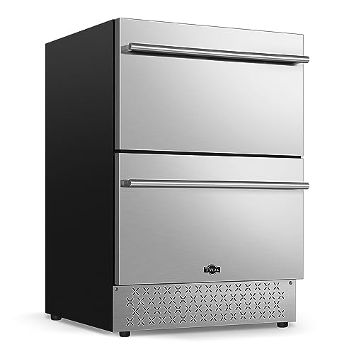 Tylza 24 Inch Under Counter Drawer Fridge