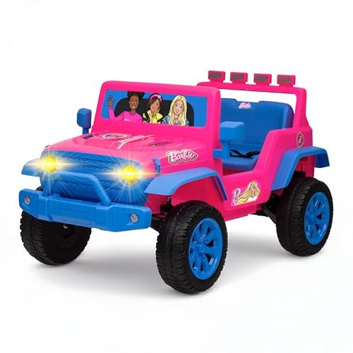Barbie 12V Kids Ride-On Jeep