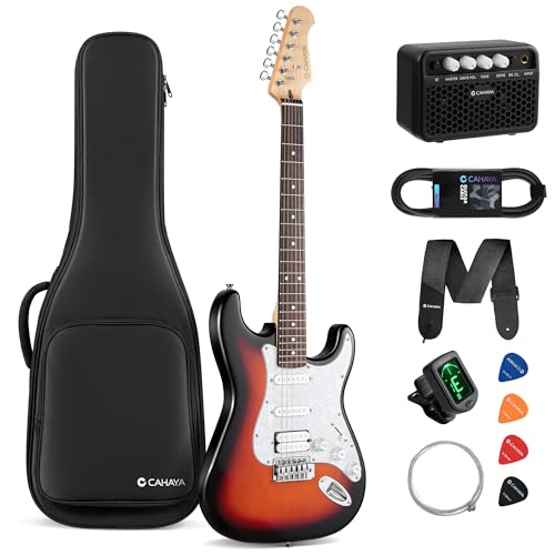 Cahaya 39in Electric Guitar Beginner Kit