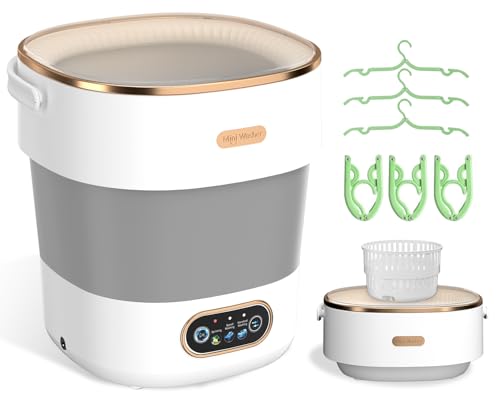 JUJOJB Portable Mini Washer and Spin-Dryer