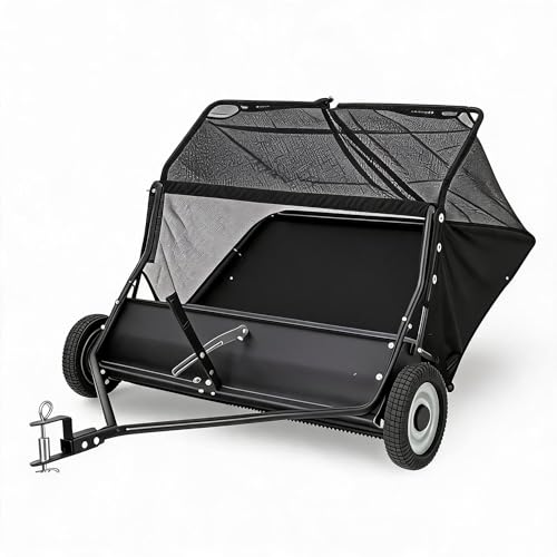 GarveeLife 42" Tow Behind Lawn Sweeper