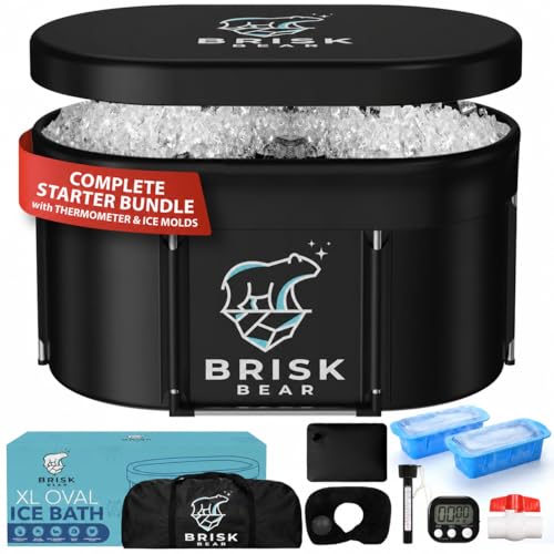 XL Ice Bath Tub for Athletes by Brisk Bear