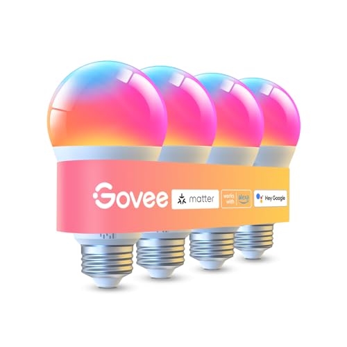 Govee Smart LED Light Bulbs 1000LM RGBWW