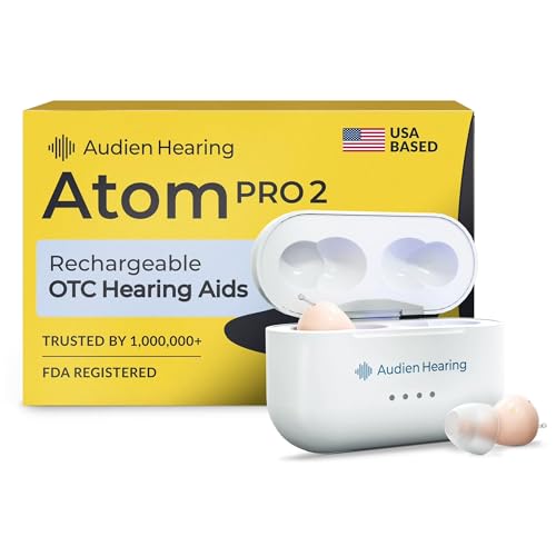 Audien Hearing ATOM PRO 2 Wireless Rechargeable Hearing Aid