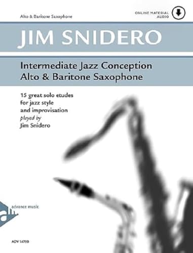 Intermediate Jazz Conception: Alto & Baritone Sax Etudes