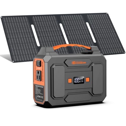 ZeroKor Portable Solar Generator 100W with 40W Panel