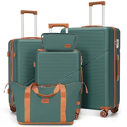 Cosbarn 5-Piece Luggage Set with TSA Lock