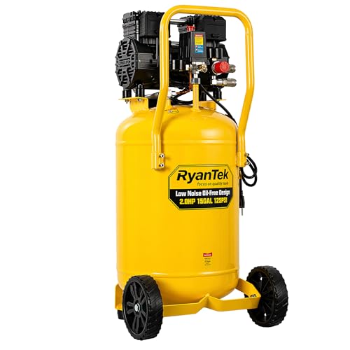 RyanTek 15-Gallon Quiet Air Compressor