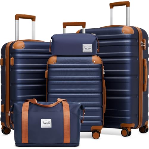 Takumi 5 Piece Luggage Set Navy