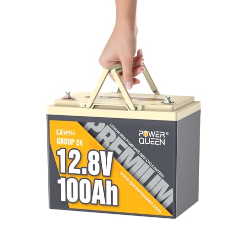 Power Queen 12V 100Ah Lithium Battery