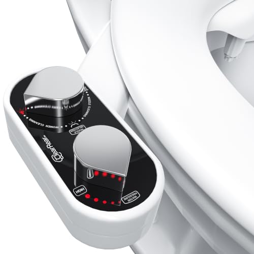 Clear Rear Bidet Attachment for Toilet
