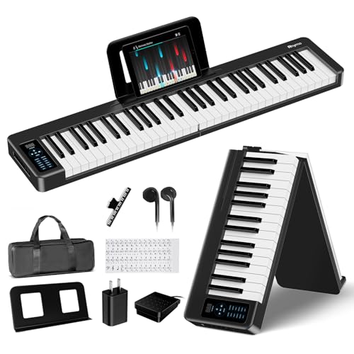 Rhymo 61-Key Folding Piano Keyboard