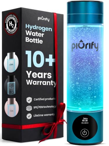 PIURIFY Hydrogen Water Bottle - Turquoise