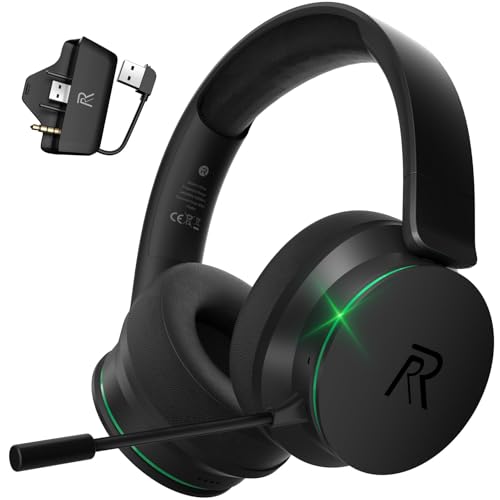 RYR Wireless Gaming Headset Blackgreen