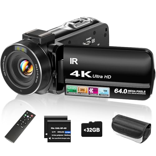 ZYDIIE 4K UHD Vlogging Camcorder