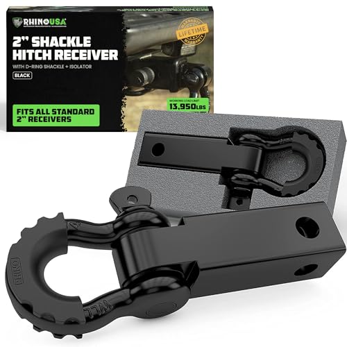 Rhino USA Shackle Hitch Receiver for Towing
