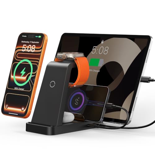 GAUOLN 5-in-1 Wireless Charging Station