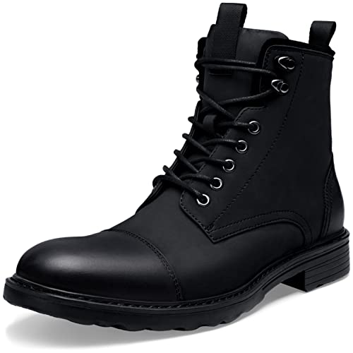 Vostey Men's Black Fashion Boots BMY8033A