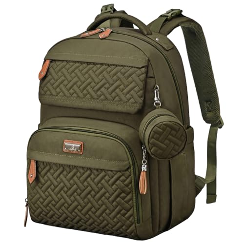 BabbleRoo Diaper Bag Backpack, Army Green