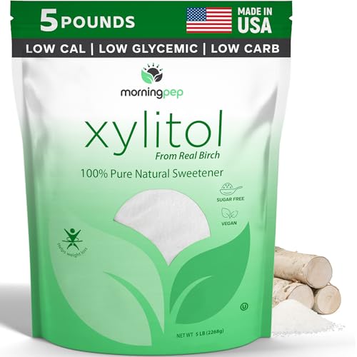 Morning Pep Pure Birch Xylitol Sweetener 5 lbs
