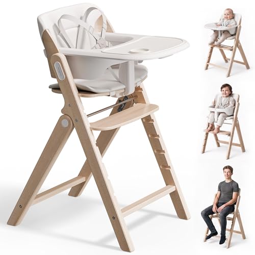 MAMAZING GrowPod Pro Adjustable Wooden High Chair
