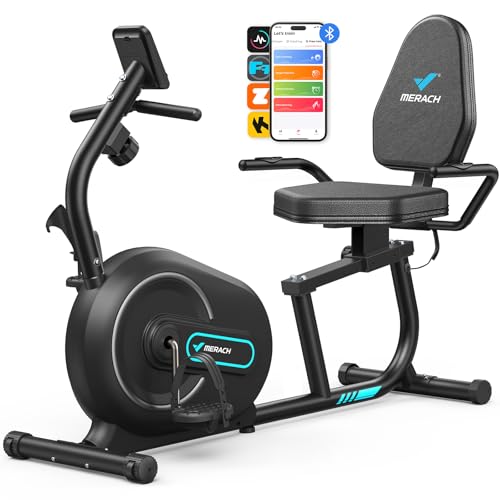 MERACH S08 Smart Bluetooth Recumbent Exercise Bike