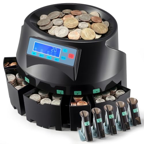 VEVOR Coin Counter and Sorter with LCD Display