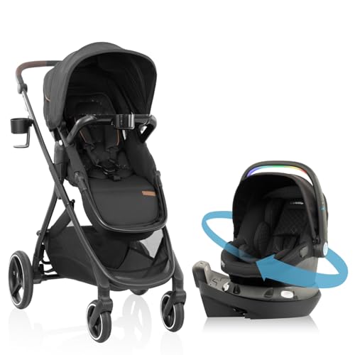 Evenflo Shyft Intuiti+ Travel System Jasper Black