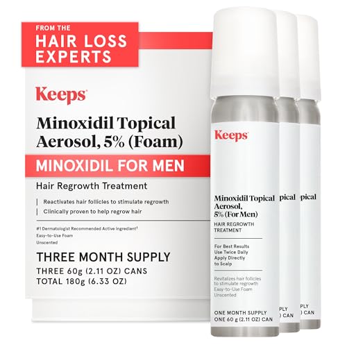 Keeps Minoxidil 5% Hair Growth Foam