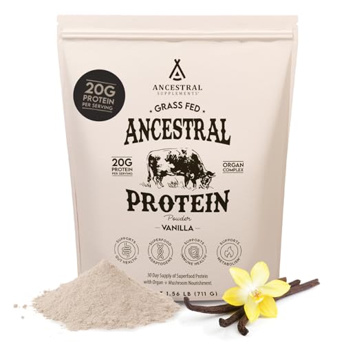 Ancestral Supplements Grass Fed Protein Powder