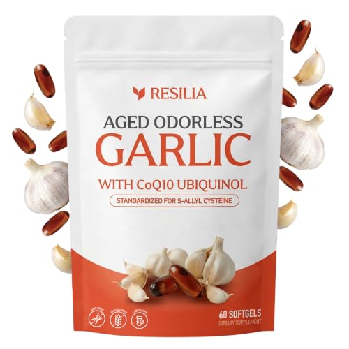 Resilia Garlic Extract 600mg Softgels