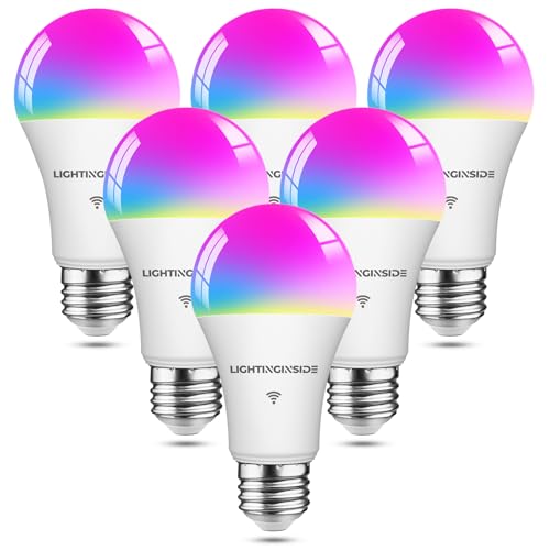 Lightinginside Smart Light Bulbs 100W 6-Pack