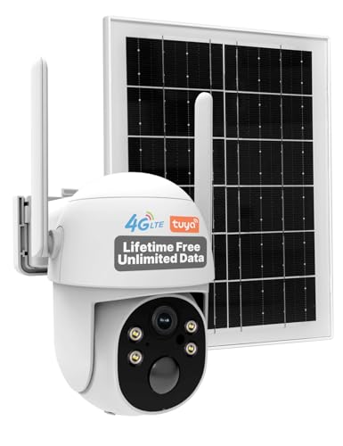 MOES Solar Security Camera with Free Data