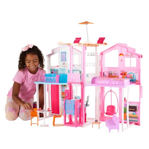 Barbie Townhouse Dollhouse with Elevator