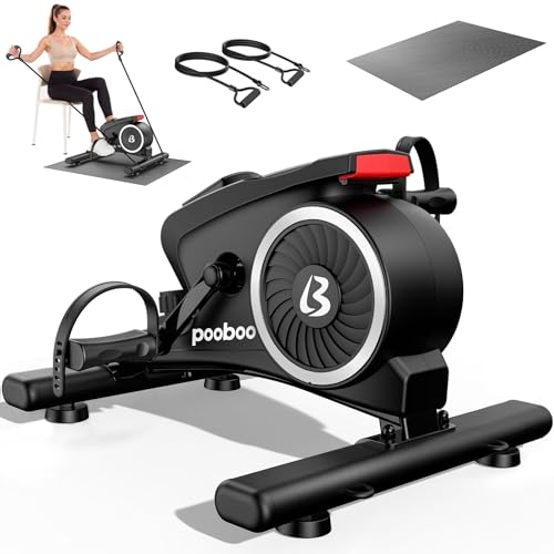 Pooboo Under Desk Magnetic Exercise Bike