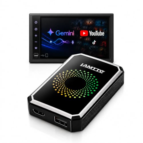 LAMTTO 4-in-1 Wireless CarPlay Adapter