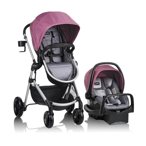 Evenflo Pivot Modular Travel System Dusty Rose