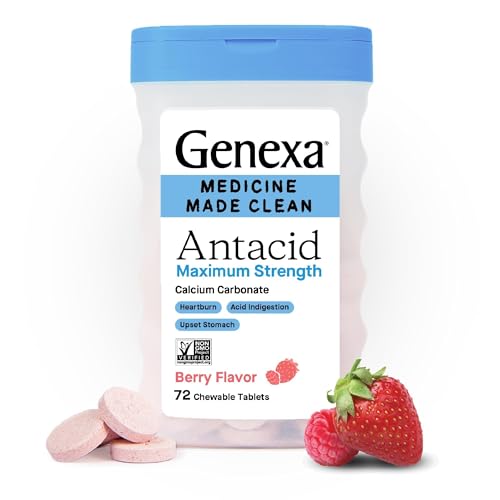 Genexa Maximum Strength Antacid Chewable Tablets