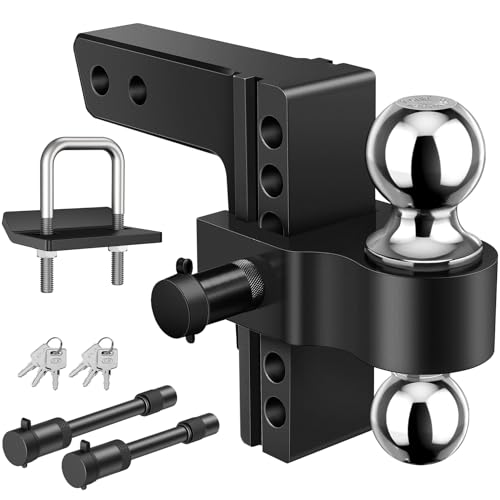 Kohree Adjustable Trailer Hitch with Dual Balls