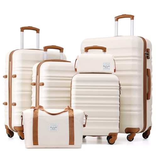 Long Vacation Luggage Set 6-Piece Spinner