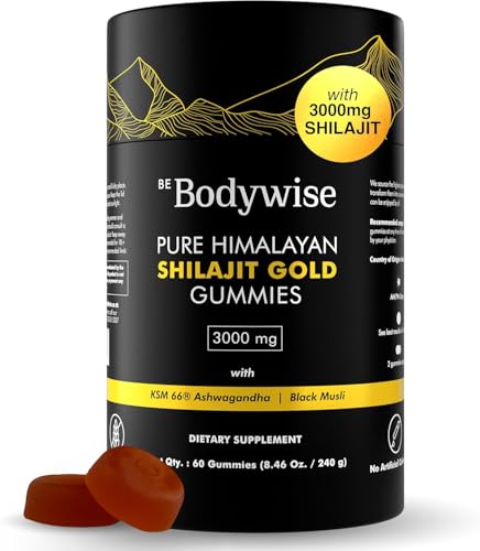 Be Bodywise Pure Himalayan Shilajit Gummies Gold