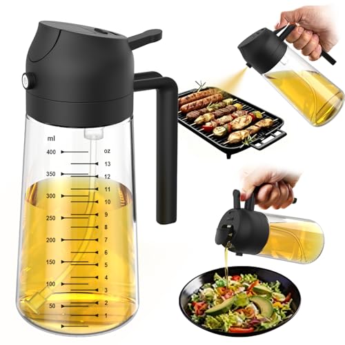 TrendPlain Oil Dispenser and Sprayer Black