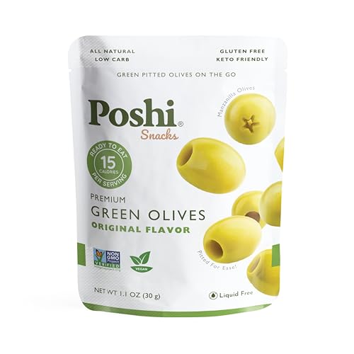 Poshi Green Olives On-The-Go Original