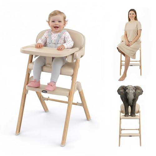 Babilous Foldable High Chair for Babies and Toddlers